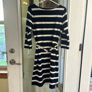 Ralph Lauren Jeans Co. cotton striped dress/ small petite